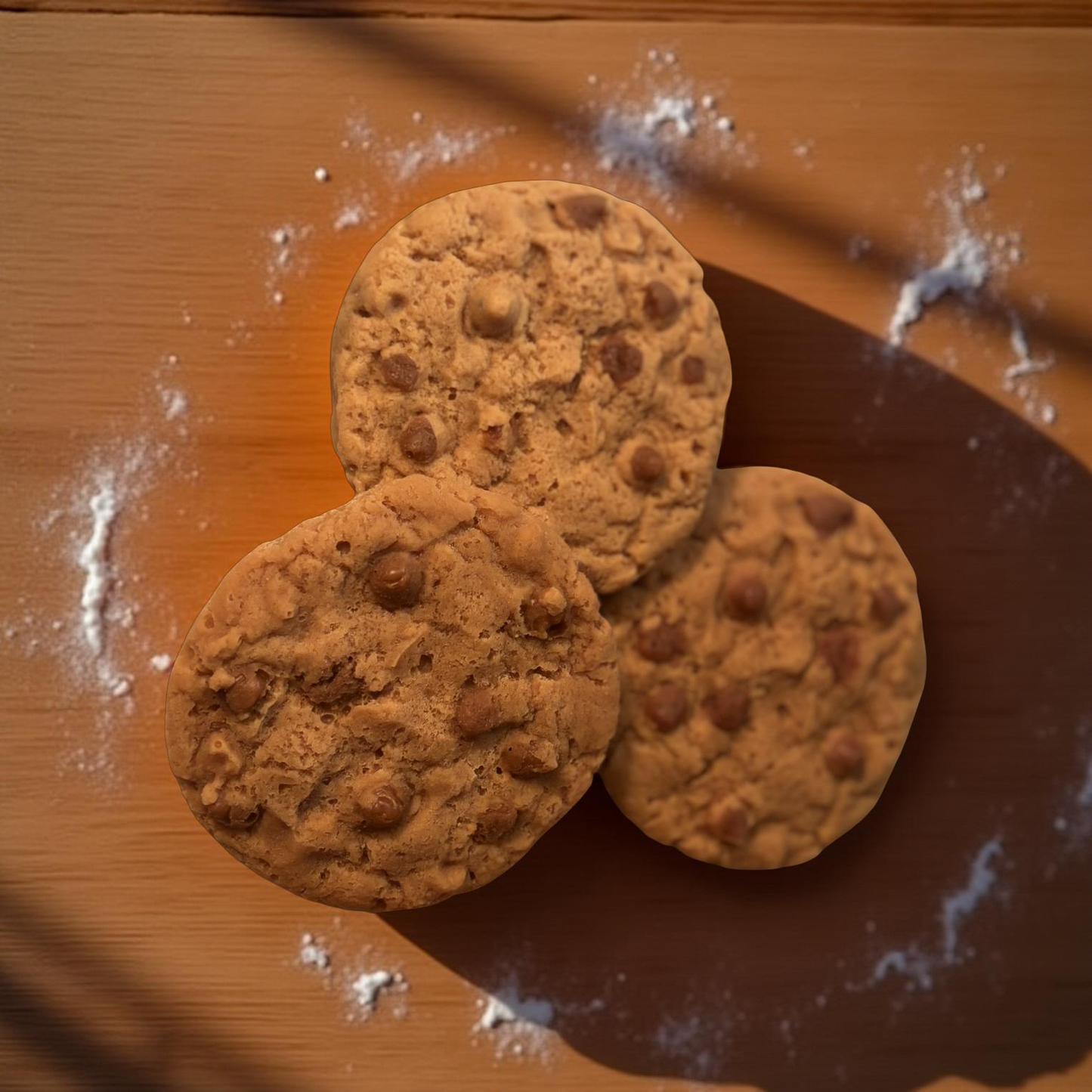3 Large Chocolate Chip Cookie candle melts