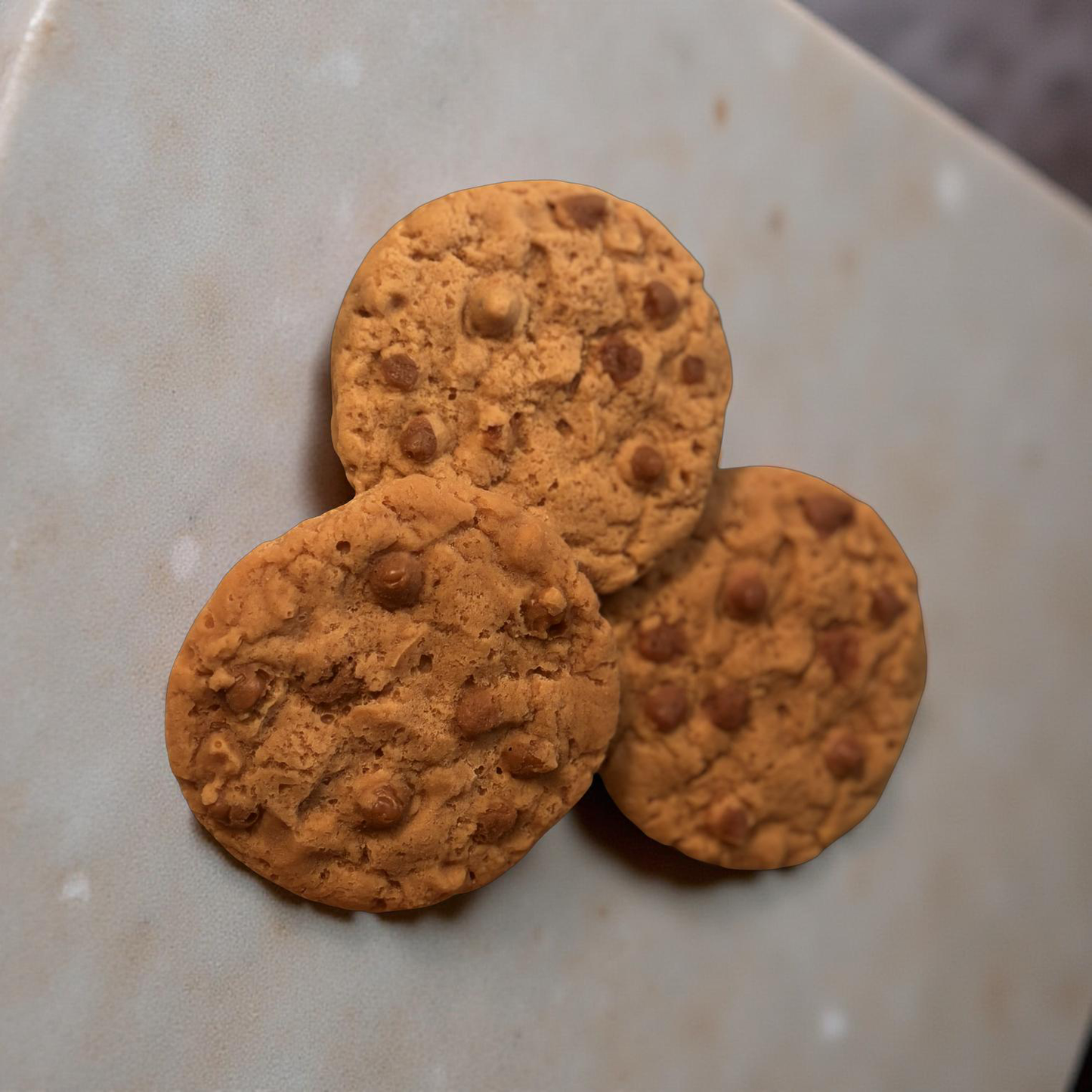 3 Large Chocolate Chip Cookie candle melts