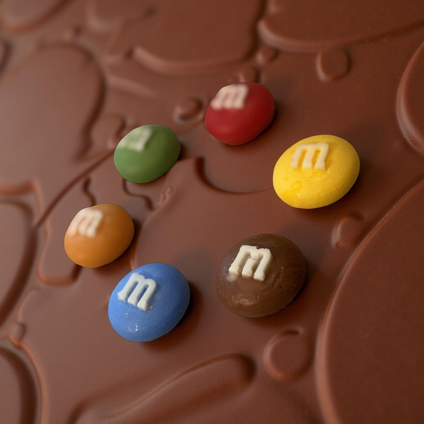 6 Large M&M Candle Melts