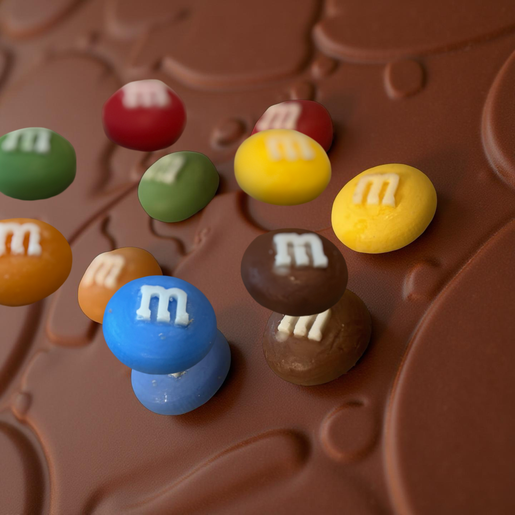 6 Large M&M Candle Melts