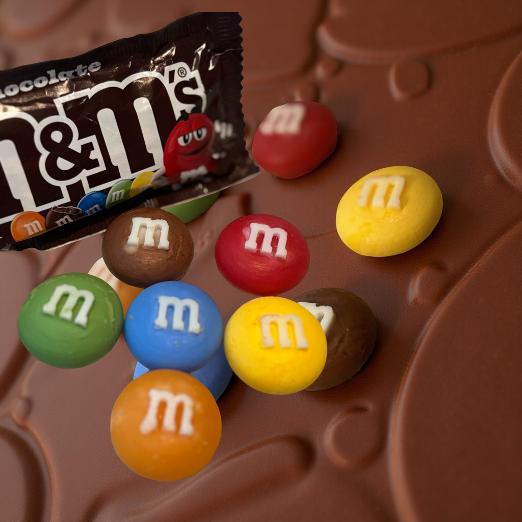 6 Large M&M Candle Melts
