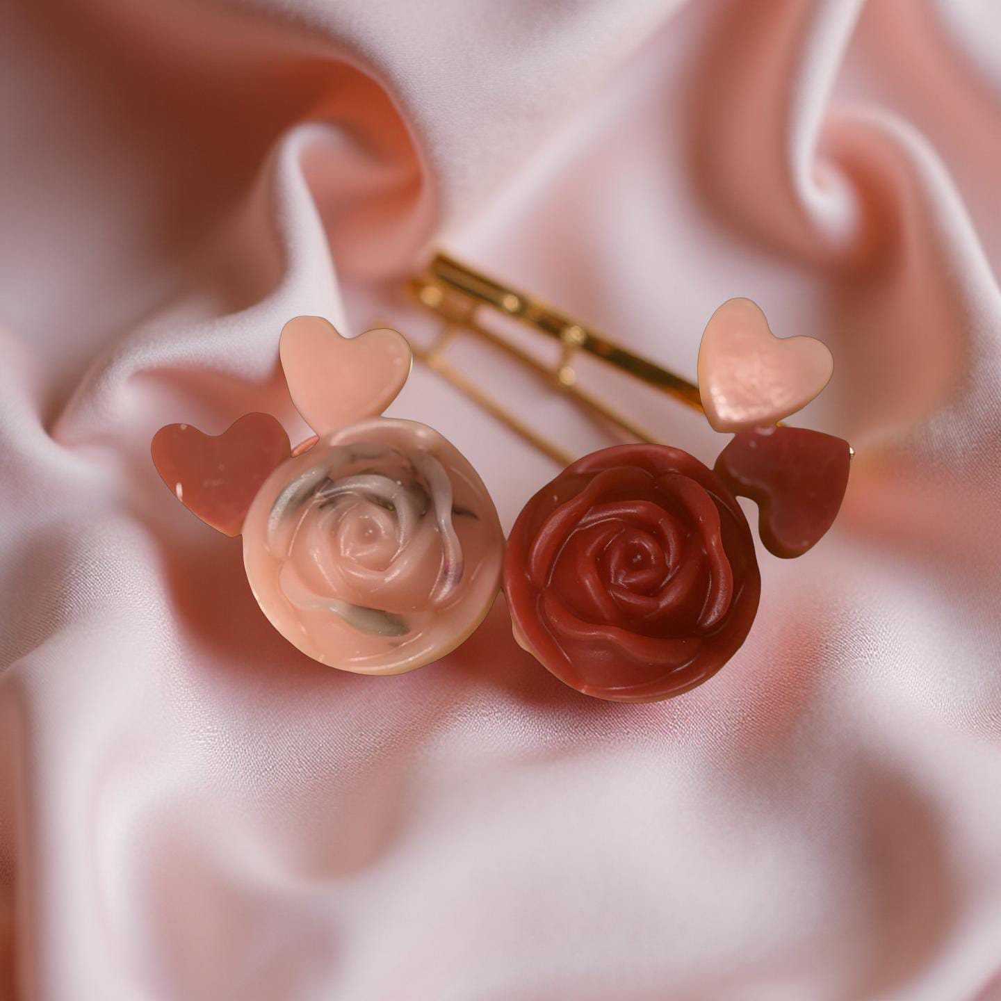 Rose-Shaped Candle with Calm & Relax Tea Flakes